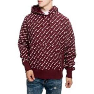 Champion Men's Pull Over Logo Hoodie Red Size S NEW WITH TAGS!